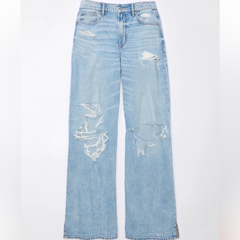 AE Dreamy Drape Super High Waisted Baggy Wide leg